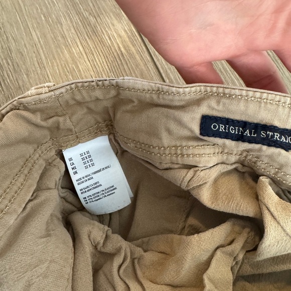 American Eagle Outfitters Tan Chinos Classic Style (Original Fit) Size 32/32 - Picture 7 of 7